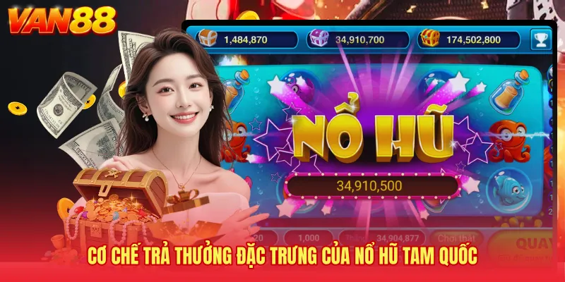 Cơ chế trả thưởng đặc trưng của nổ hũ Tam Quốc 