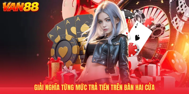 Giải nghĩa từng mức trả tiền trên bàn hai cửa