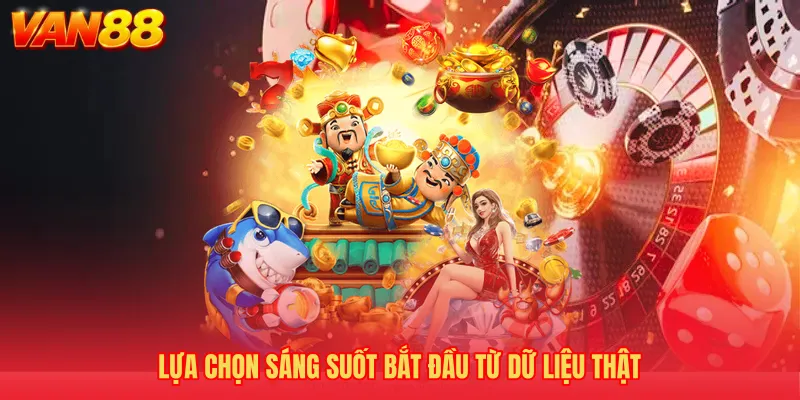 Lựa chọn sáng suốt bắt đầu từ dữ liệu thật
